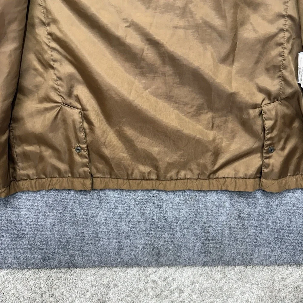 Beretta quilted zip & button up light field jacket Mens Large w/ loose stitching